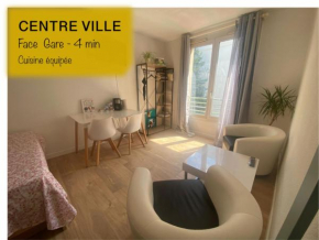 Appartement en face de la gare - centre ville